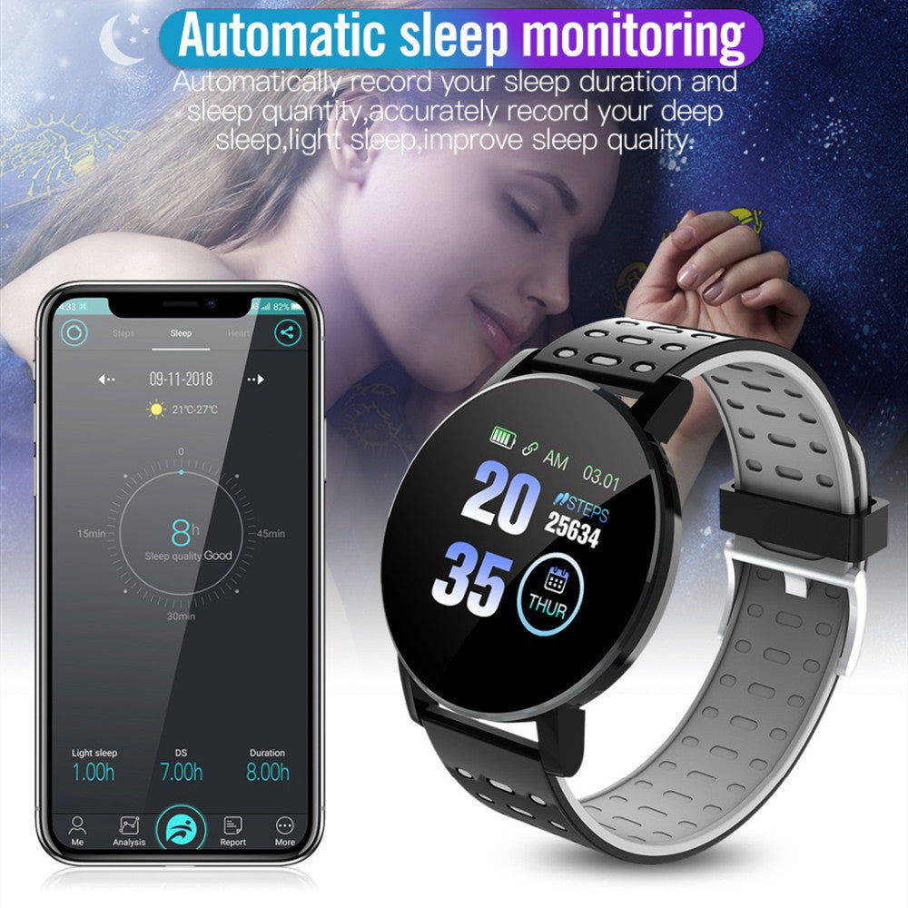 Bluetooth Health Monitoring 119 Plus Smart Watch