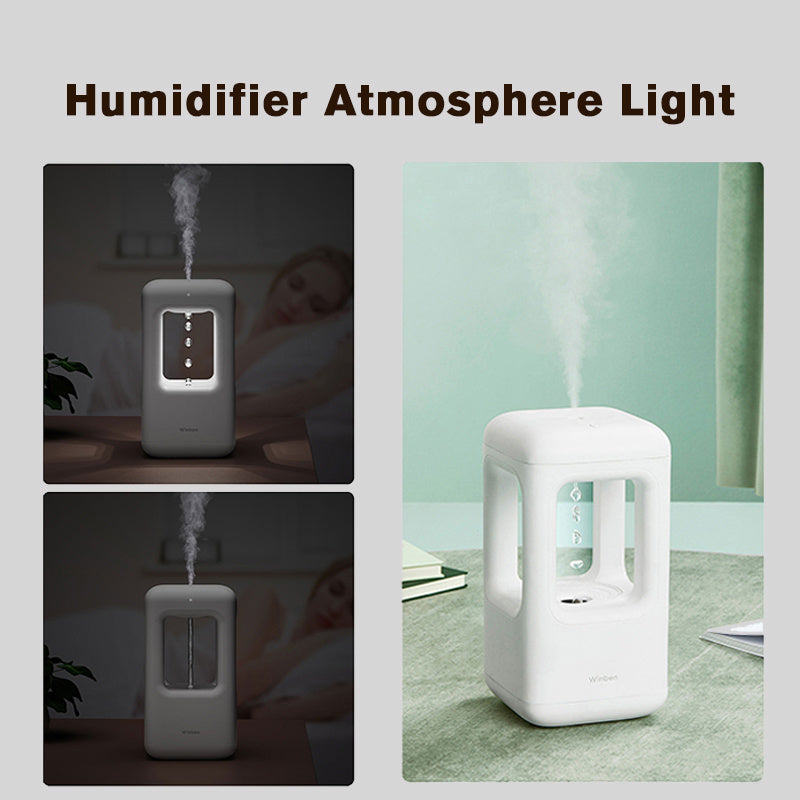 Waterfall Simulation Humidifier with Night Light