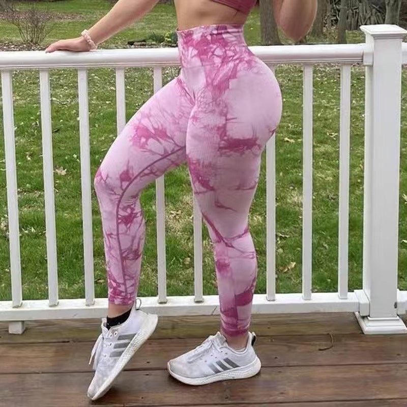 Tie-Dye High-Rise Leggings