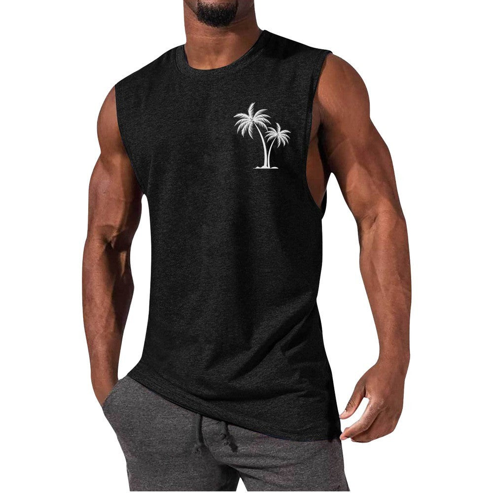 Summer Shirt with Palm Tree