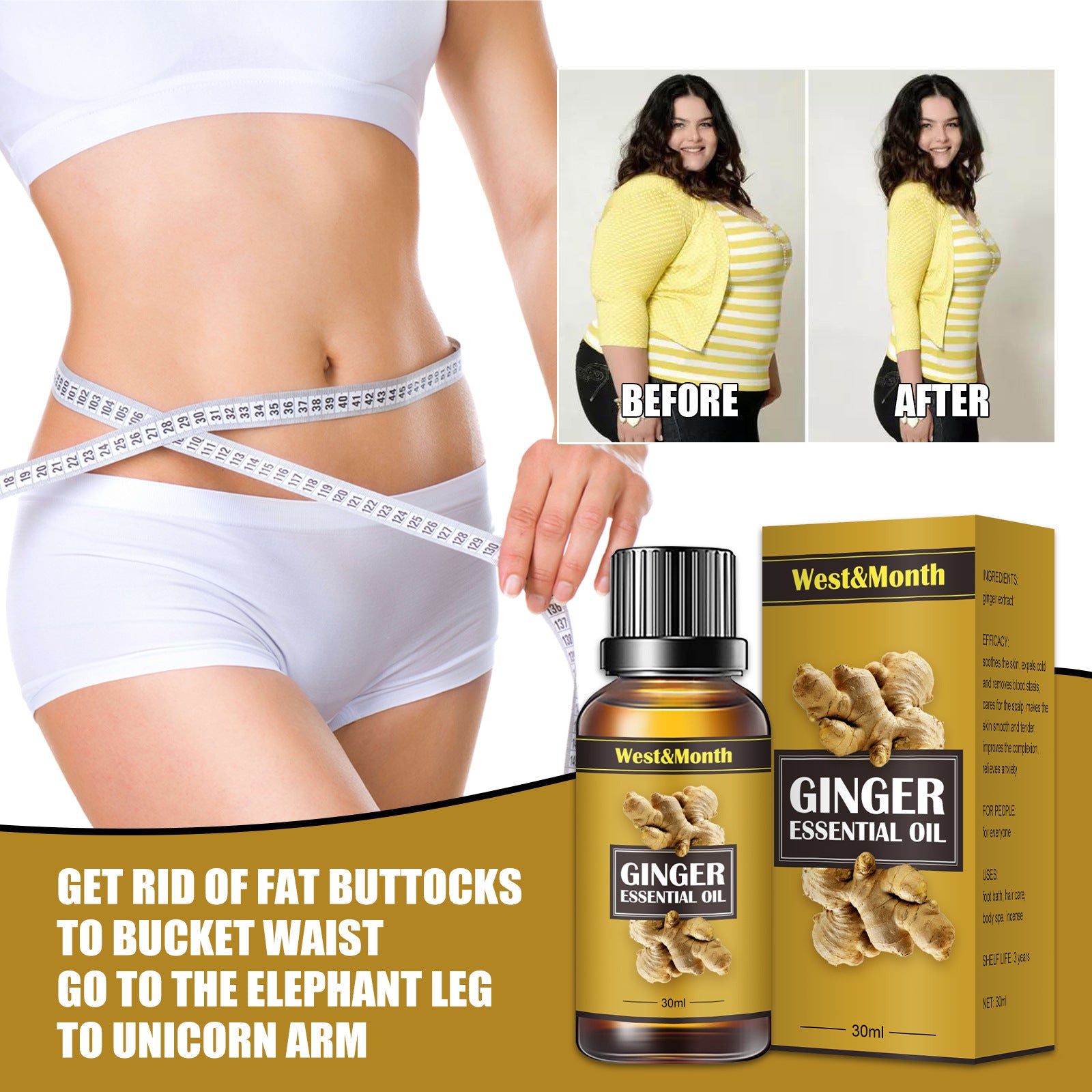 Moisturizing Body Slimming Oil