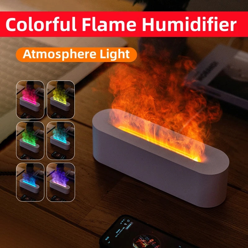 Colorful Flame Simulation Diffuser