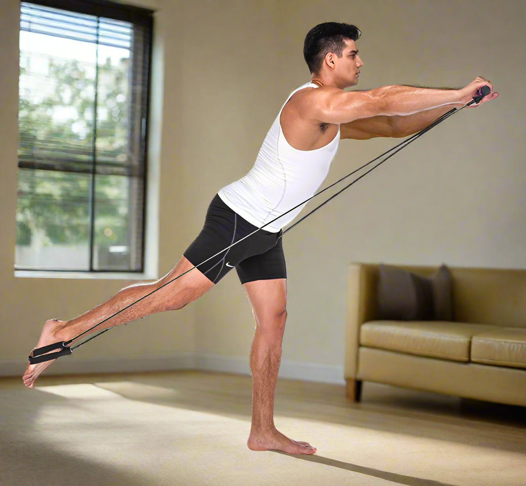 Pilates Bar with Resistance Bands