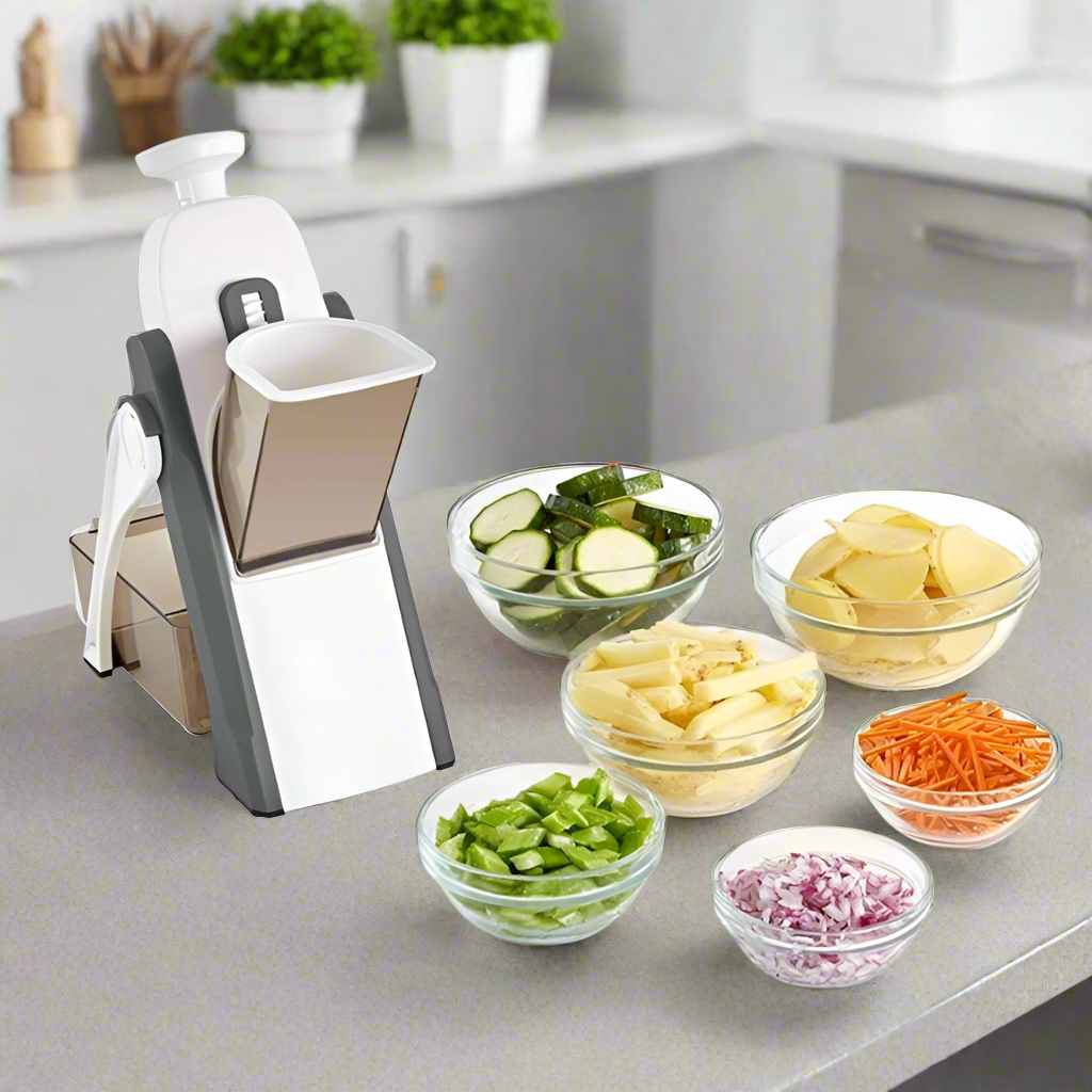 Vertical Four-in-One Slicer/ Grater