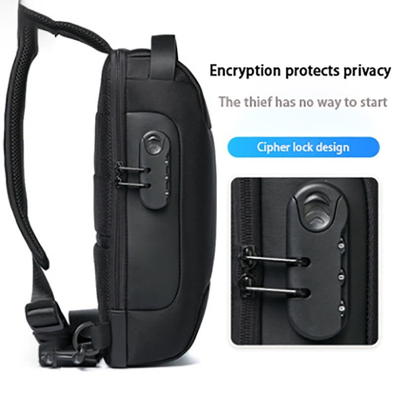 Waterproof Charging Anti-Theft Crossbody Bag